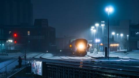 Amtrak Empire Builder — eastbound engineer