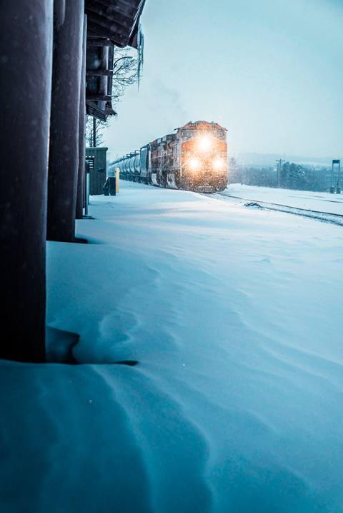 BNSF east of Glacier Montana
